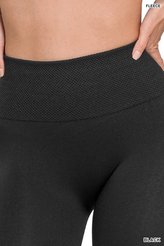 High Waist Leggings in Black