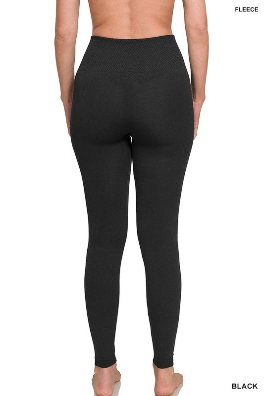 High Waist Leggings in Black