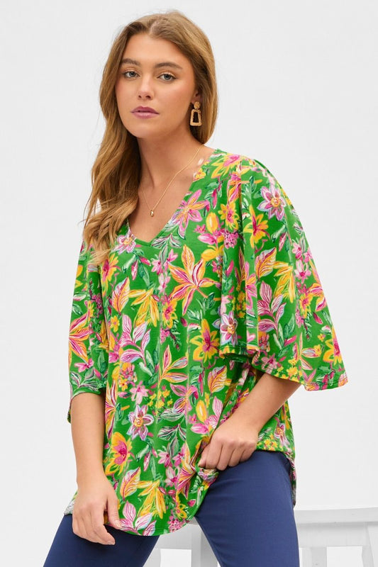 Cali Top in Kelly Green