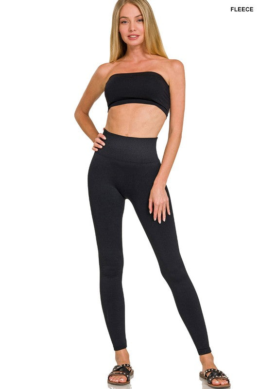 High Waist Leggings in Black