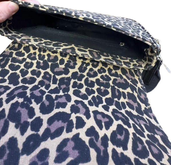 Compact Crossbody Bag in Leopard