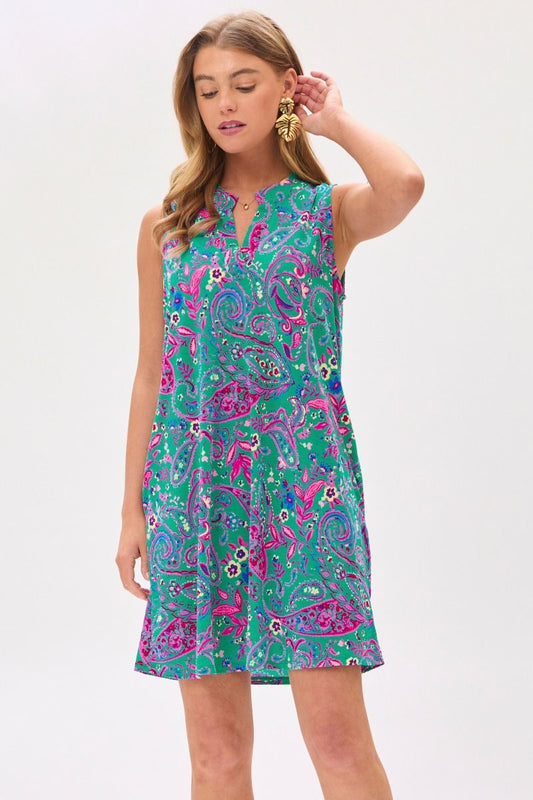 Bulgari, wrinkle free material
V-Neckline
Side Pockets
96% Polyester, 4% Spandex
True to Size Dress by Dear Scarlett